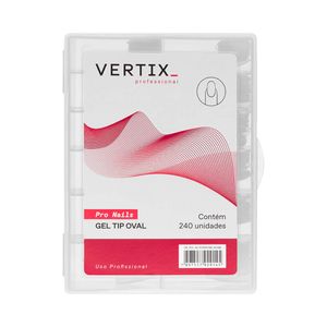 Extensão de Unhas Vertix Tip Gel Oval 240 Unidades