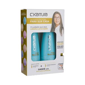 Kit C. Kamura Argan Shampoo + Condicionador GRÁTIS Superdose