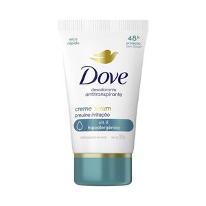 Desodorante Antitranspirante Dove Creme Sérum Previne Irritação 50g