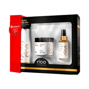 Kit Eico Pro Óleo Sublime Trio Sublime 3 Produtos Edição Especial Ikesaki 60 Anos