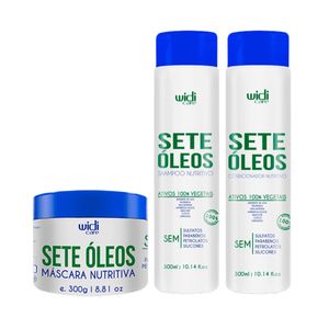 Kit Widi Care Sete Óleos Shampoo + Condicionador + Máscara 300ml