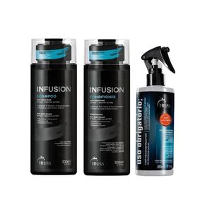 Kit Truss Shampoo + Condicionador Infusion 300ml + Spray de Tratamento Uso Obrigatório 260ml