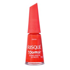 Esmalte Laranja Risqué & Doritos Último Doritos do Pacote