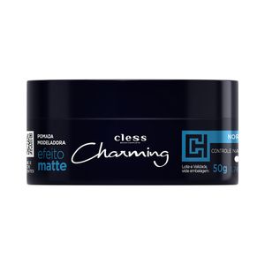 Pomada Modeladora Cless Charming Black Efeito Matte 50g