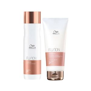 Kit Wella Fusion Shampoo 250ml + Condicionador 200ml