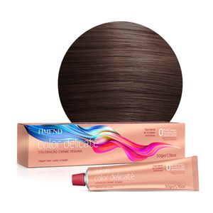 Coloração Amend Color Delicaté 6.7 Louro Escuro Marrom Chocolate 50g