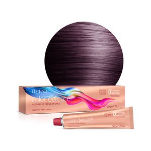 Coloração Amend Color Delicaté 33.66 Castanho Escuro Vermelho Intenso (Framboesa) 50g