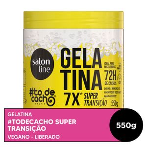 Gelatina Salon Line #todecacho Super Transição Capilar 550g