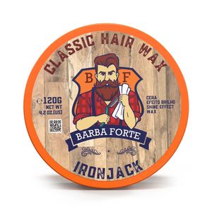 Cera Modeladora Barba Forte IronJack  Efeito Brilho 120g