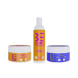 Kit Shampoo + Máscara + Creme de Pentear Be Curl Mix de Produtos