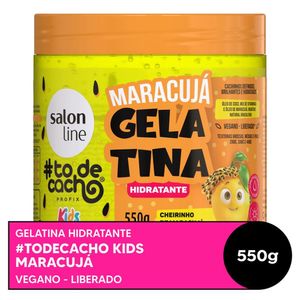 Gelatina Hidratante Salon Line #todecacho Kids Maracujá 550g