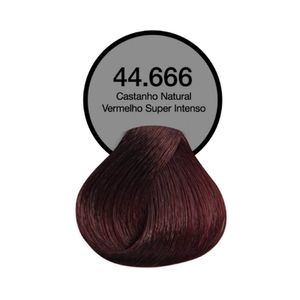 Coloração Permanente Acquaflora 44.666 Castanho Natural Vermelho Super Intenso 60g