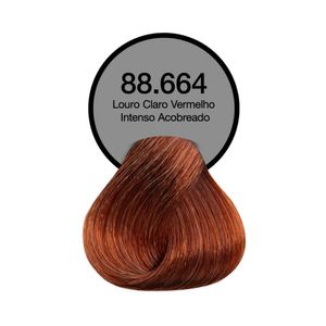 Coloração Permanente Acquaflora 88.664 Louro Claro Vermelho Intenso Acobreado 60g