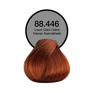 Coloração Permanente Acquaflora 88.446 Louro Claro Cobre Intenso Avermelhado 60g