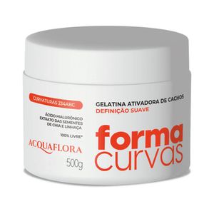 Gelatina Acquaflora Ativadora de Cachos Forma Curvas 500g