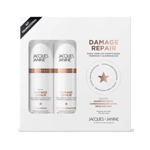 Kit Jacques Janine Shampoo + Condicionador + Máscara Damage Repair