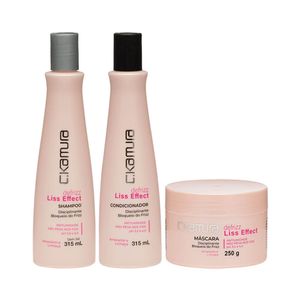 Kit Shampoo + Condicionador + Máscara C.Kamura Defrizz Liss Effect