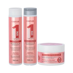 Kit Shampoo + Condicionador + Máscara C.Kamura Intense One Color