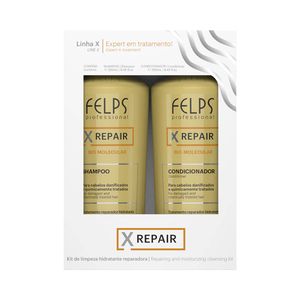 Kit Felps Xrepair Kit Duo Bio Molecular Shampoo e Condicionador 250mL