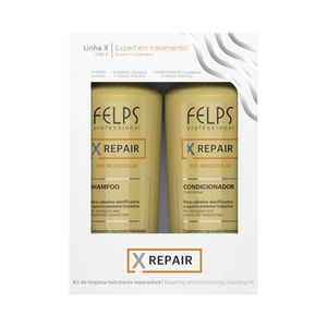 Kit Felps Xrepair Kit Duo Bio Molecular Shampoo e Condicionador 250mL