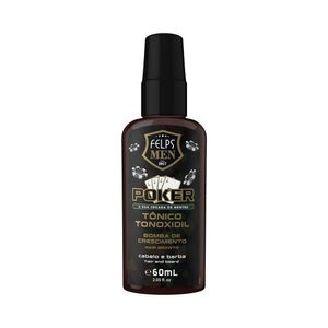 Tônico Felps Tonoxidil para Cabelo e Barba Poker Men 60ml