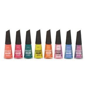 Kit Esmaltes Risqué Manicores (8 Cores)