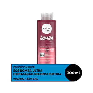 Condicionador SOS Bomba Ultra Hidratação Reconstrutora Salon Line 300ml