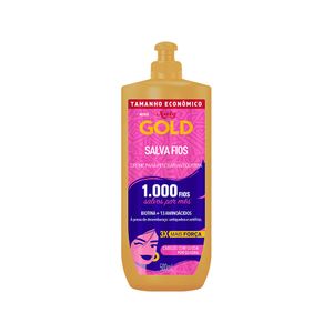 Creme Para Pentear Niely Gold Salva Fios 500ml