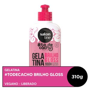 Gelatina Salon Line Todecacho Brilho Gloss Intenso 310g