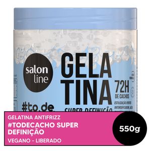 Gelatina #todecacho Super Definição Antifrizz 550g