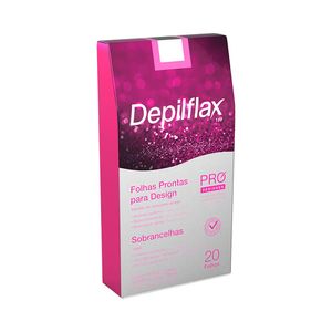 Folhas Depilflax para Design de Sobrancelha Rosa Mosqueta e Vitamina E