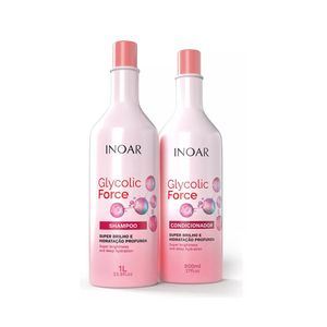 Kit Shampoo + Condicionador Inoar Glycolic Force 1,8l