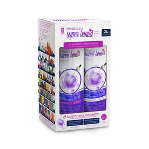 Kit Shampoo + Condicionador Probelle Ácido Hialurônico 2L