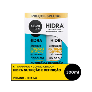 Kit Shampoo + Condicionador Hidra Nutrição e Definição 300ml