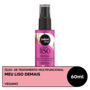 Óleo Capilar Multifuncional Salon Line Meu Liso Demais 60ml