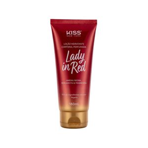 Loção Corporal Lady In Red Kiss New York 180ml