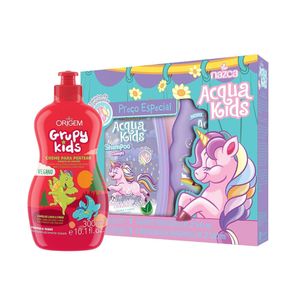 Kit Shampoo + Condicionador + Creme de Pentear Nazca Kids