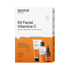 Kit Facial Labotrat Dermo Skin Vitamina C com 3 Itens