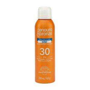 Protetor Solar Aerosol Cenoura & Bronze FPS 30 200ml