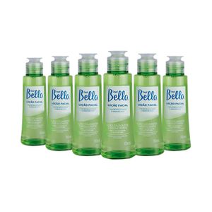 Kit Loção Facial Depil Bella Calmante 110ml 6 Unidades