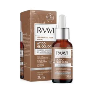 Sérum Facial Clareador Raavi Ácido Glicólico 30ml