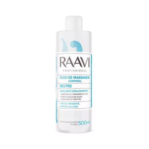 Óleo de Massagem Corporal Raavi Neutro 500ml