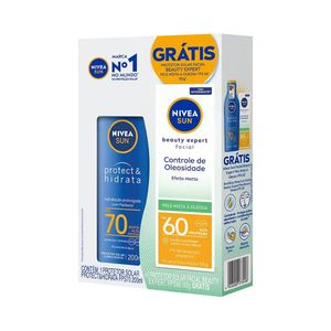 Kit Protetor Corporal + Facial Nívea Sun Controle de Oleosidade