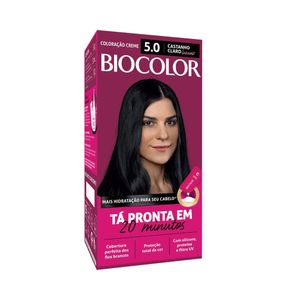 Coloração Biocolor Mini Kit Castanho Claro Luxuoso 5.0