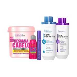 Kit Forever Liss Realinhamento Escova Semi Definitiva