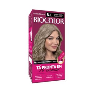 Coloração Biocolor Mini Kit Louro Acinzentado Radiante 8.1
