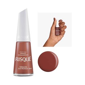 Esmalte Risqué Cremoso Terracota que Provoca