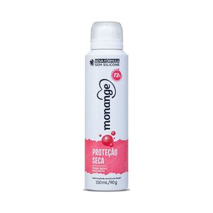 Desodorante Aerossol Antitranspirante Monange Feminino Proteção Seca 150ml