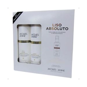 Kit Shampoo + Condicionador + Spray Jacques Janine Liso Absoluto