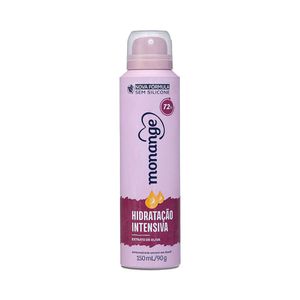 Desodorante Aerossol Antitranspirante Monange Feminino Hidratação Intensiva 150ml